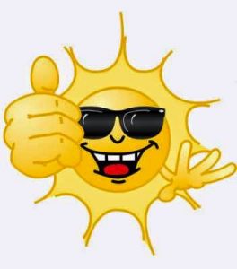 zonnig